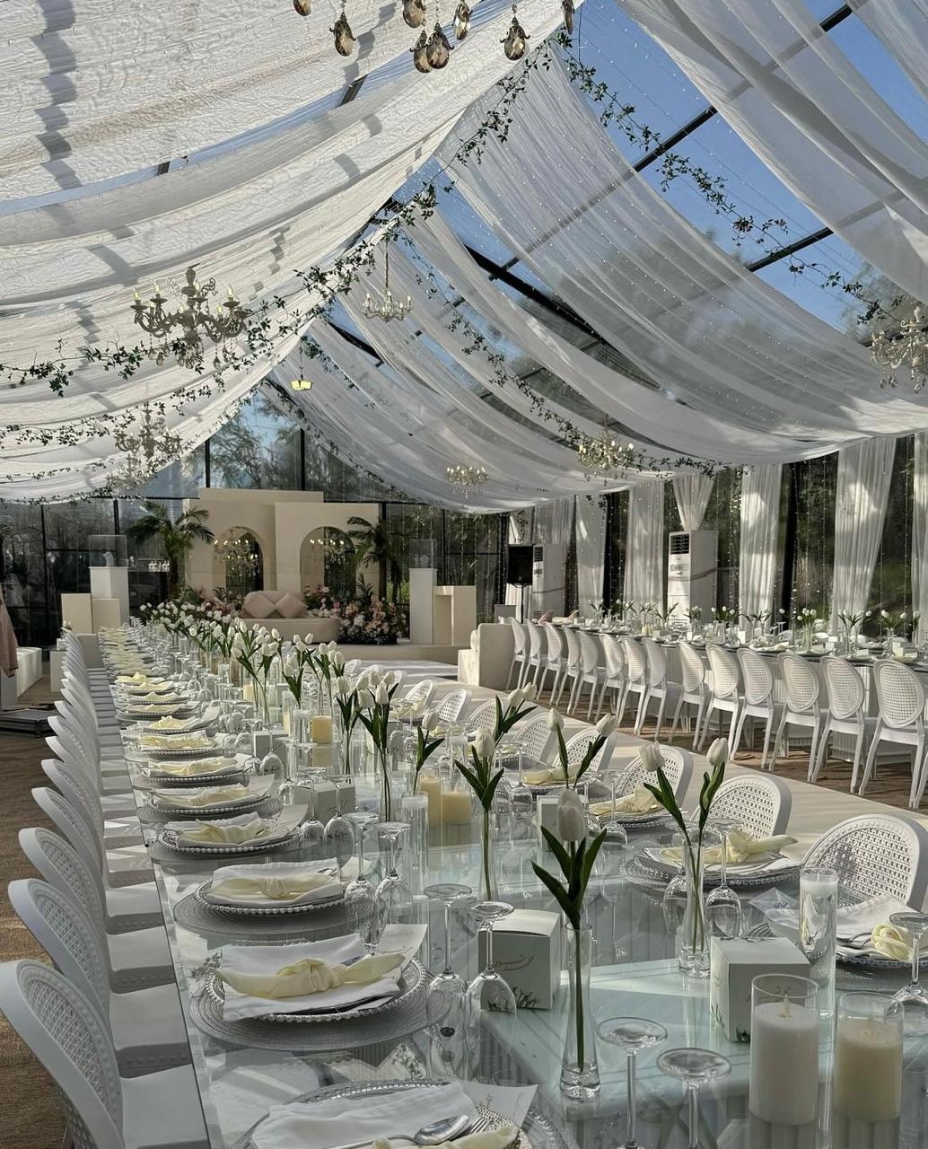 Carpa transparente para eventos