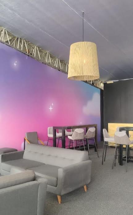 lámpara tejida renta eventos