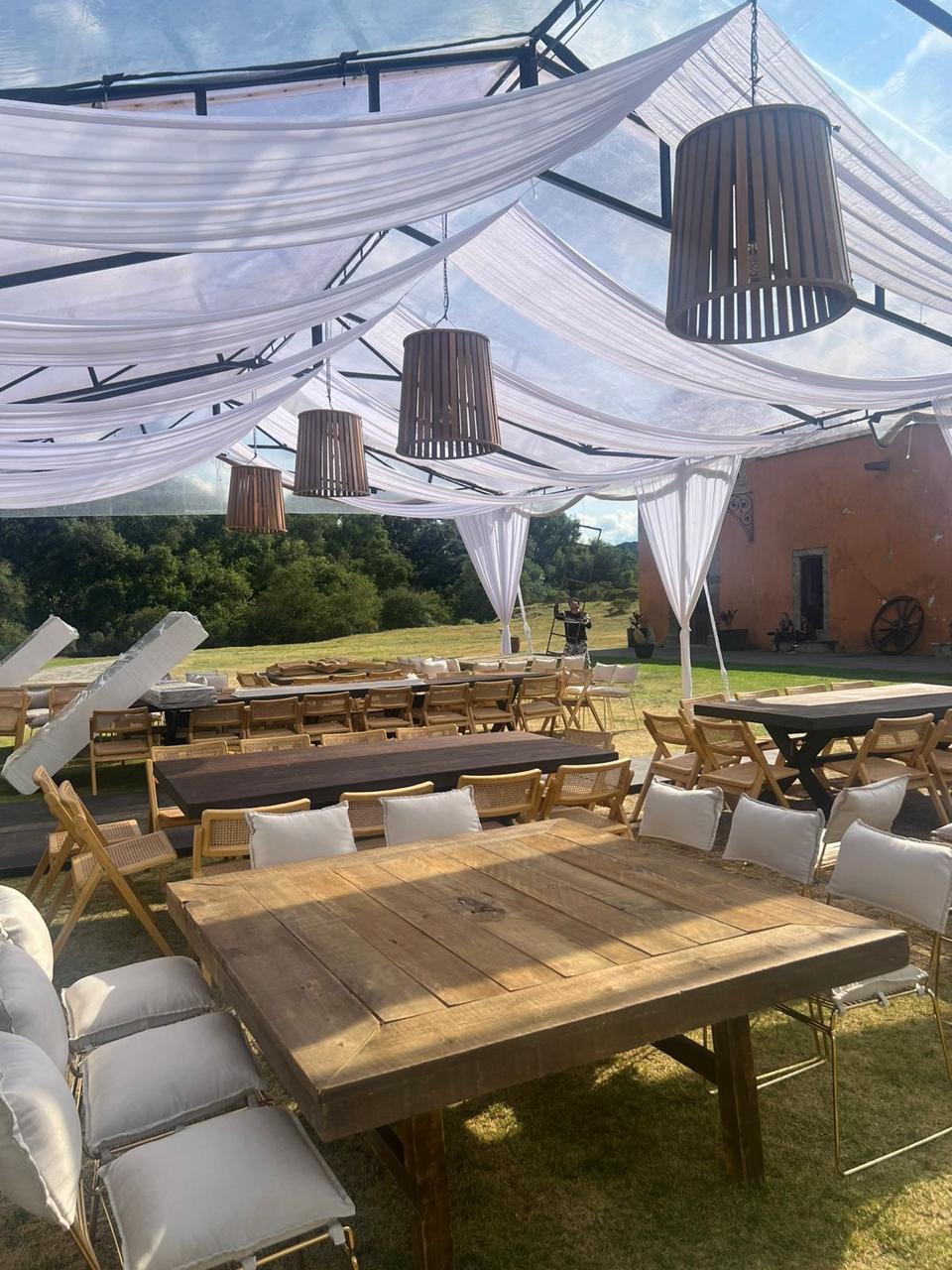 Renta de carpa de lujo para eventos