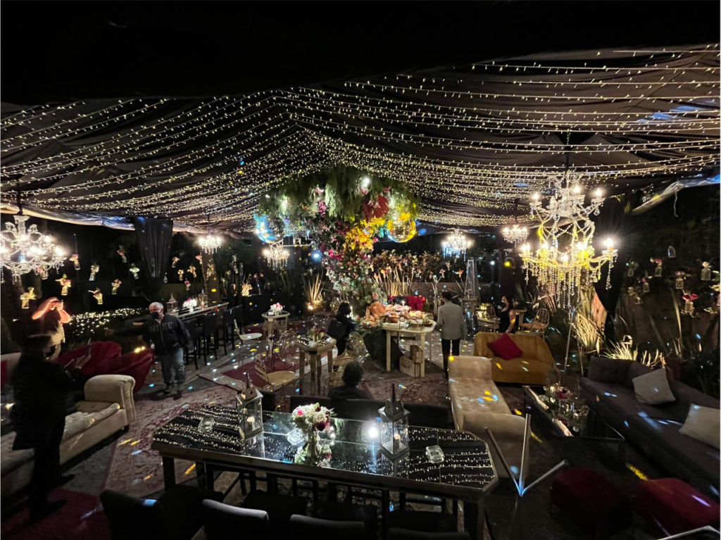 Renta de carpa de lujo para eventos