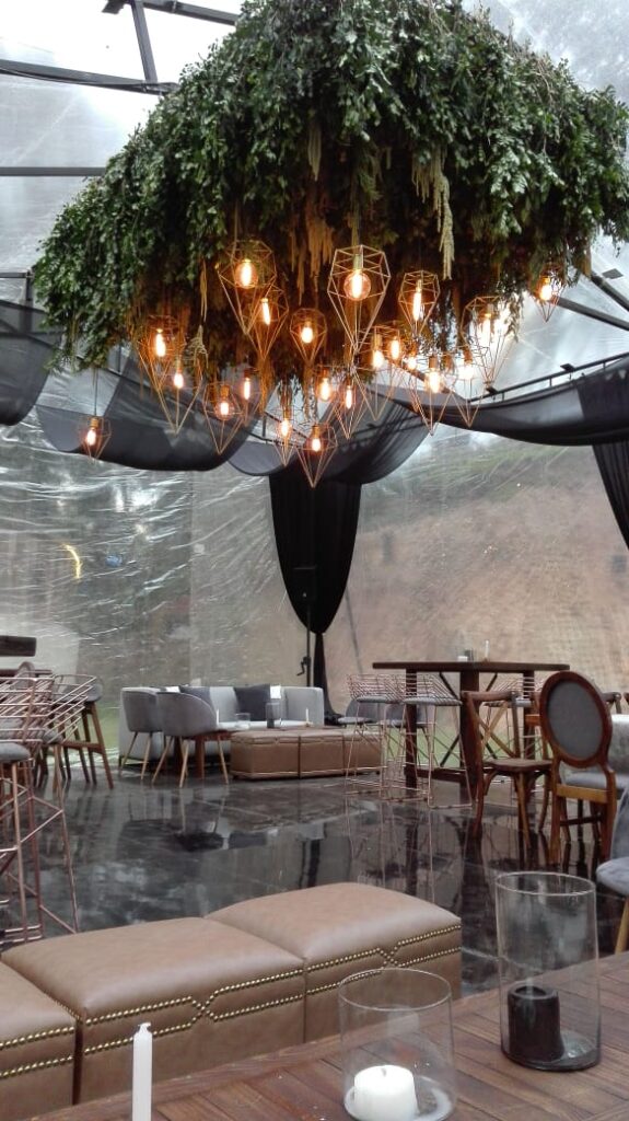 Renta de carpa de lujo para eventos