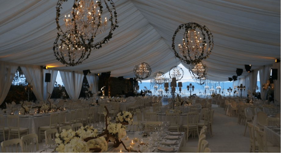 Renta de carpa de lujo para eventos